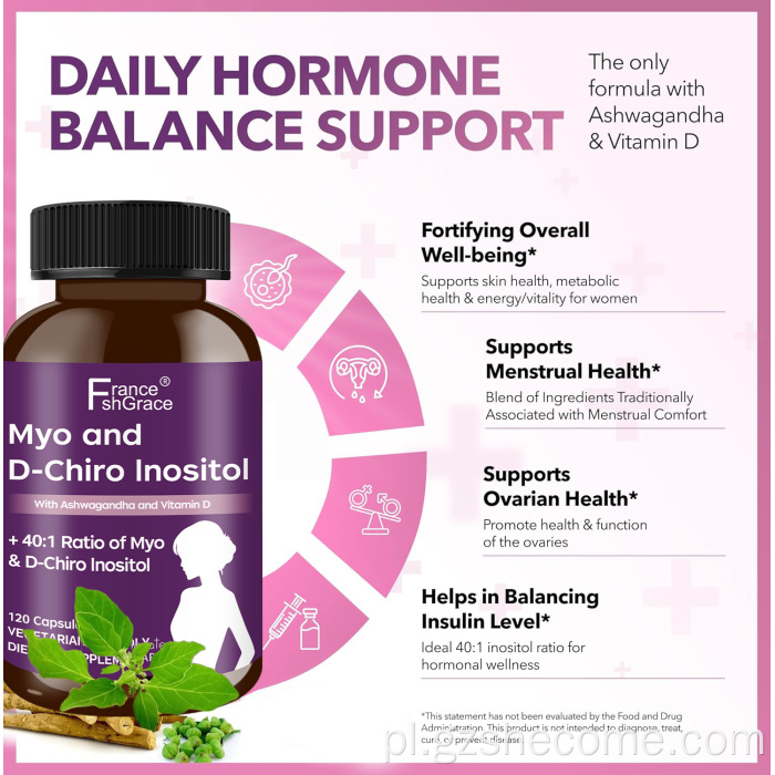 Myo D-Chiro Inozytol wspiera zdrowie menstruacyjne kobiet